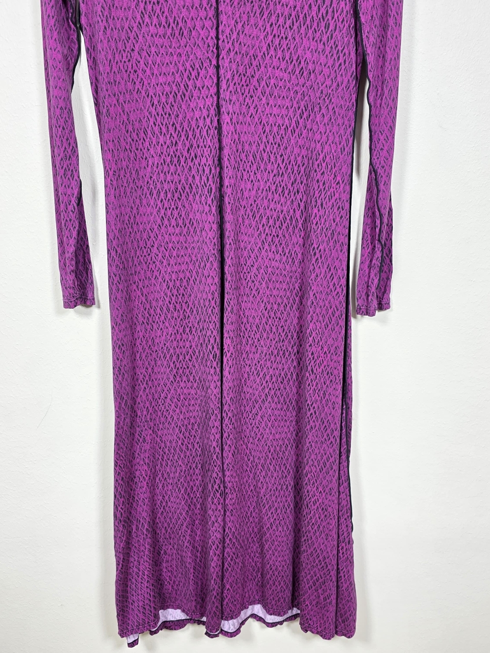 PROENZA SCHOULER WHITE LABEL MESH JERSEY TURTLENECK DRESS SIZE L MSRP $450 - Picture 6 of 12